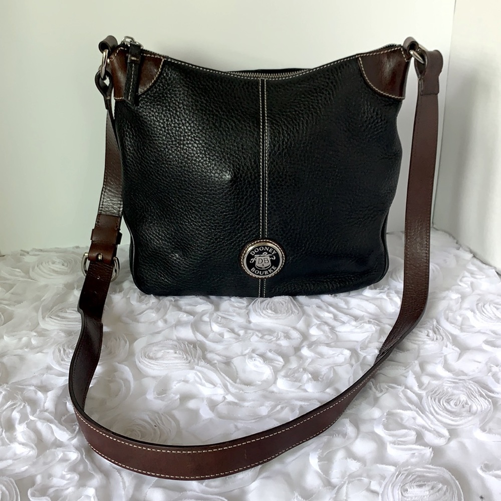 Dooney & Bourke Black Leather Medium Shoulder Bag